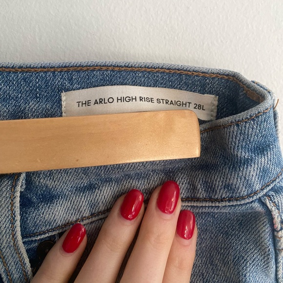 Denim Forum Arlo Straight Jeans - Picture 2 of 3